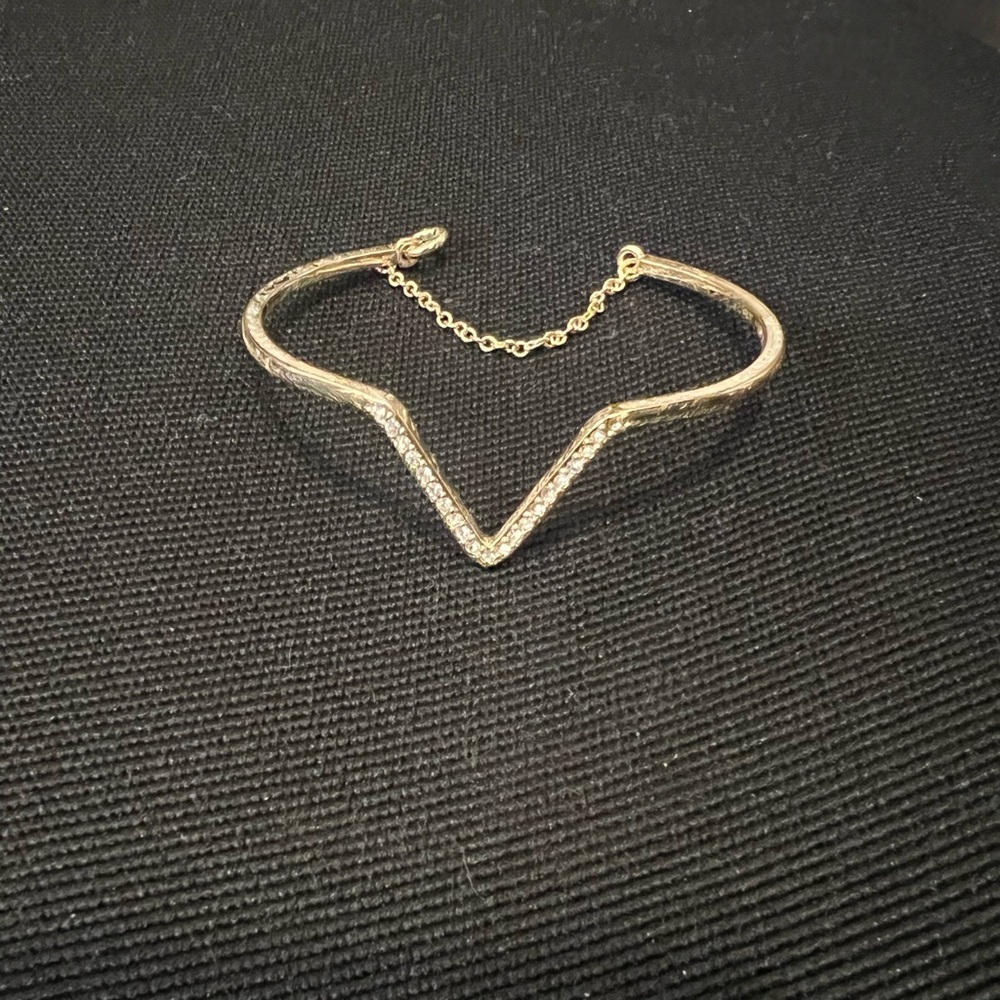 Victoria's Secret Gold Chevron Bracelet
